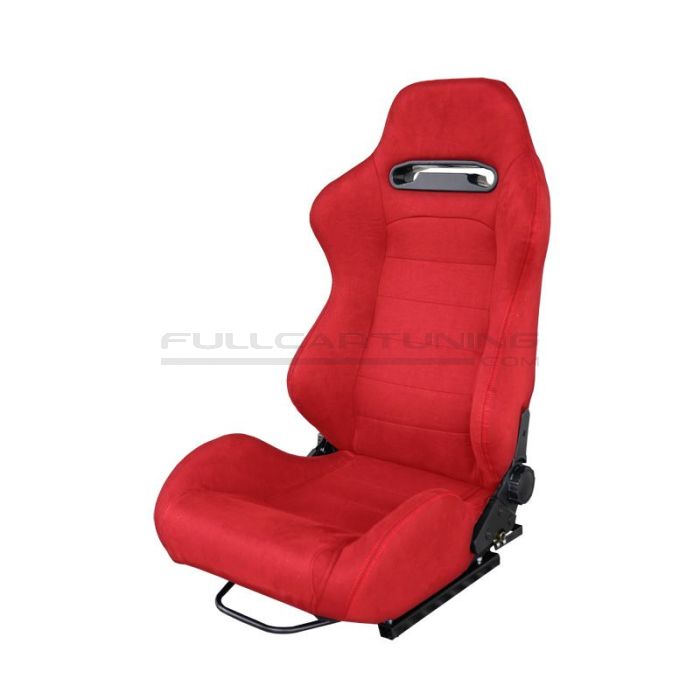 Simoni Racing Bucket Seat Type-R Style Adjustable Red