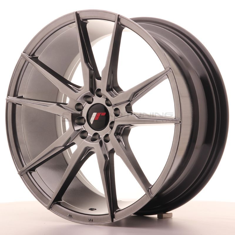 JR-Wheels JR21 Wheels 19 Inch 8.5J ET35 5x100,5x120 Hyper Black