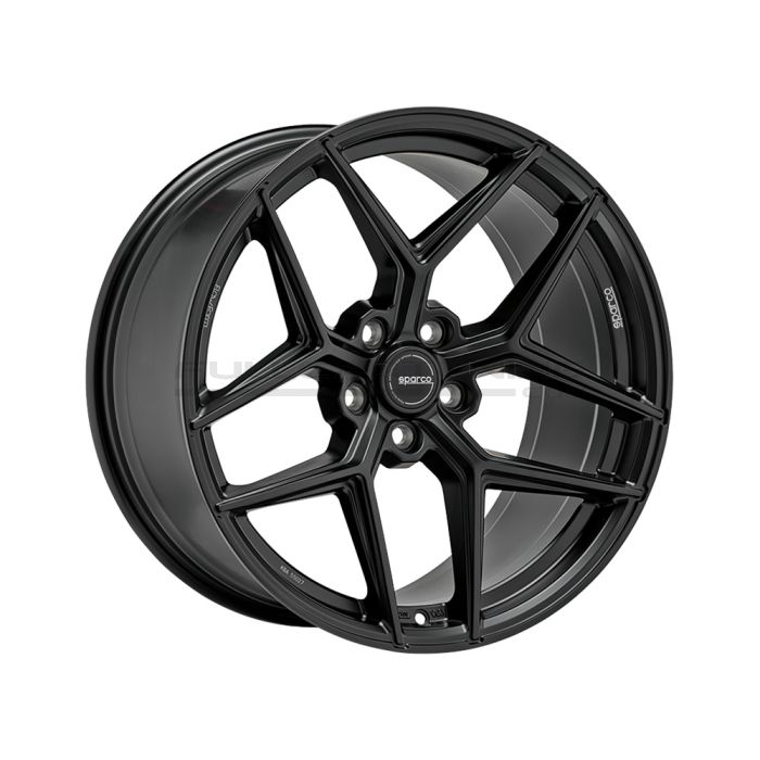 Sparco FF3 Wheels 18 Inch 8.5J ET38 5x112 Flow Form Flat Black