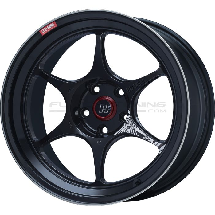 Enkei PF06 Wheels 17 Inch 7.5J ET38 4x98 Black Machined Face