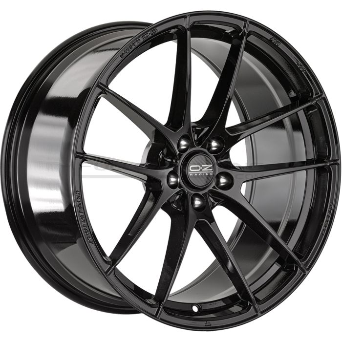 OZ-Racing Leggera HLT Wheels 17 Inch 7.5J ET45 5x114.3 Gloss Black