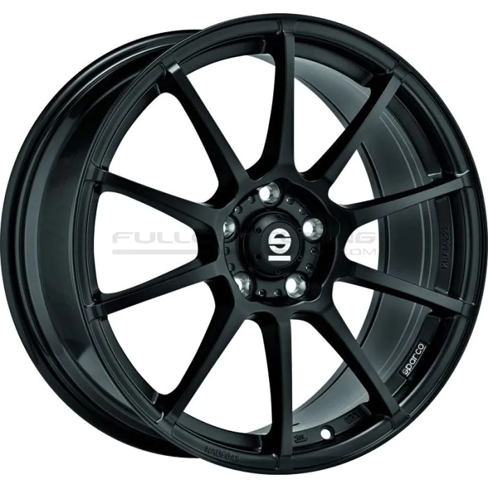Sparco Assetto Gara Wheels 15 Inch 6.5J ET30 4x100 Flat Black
