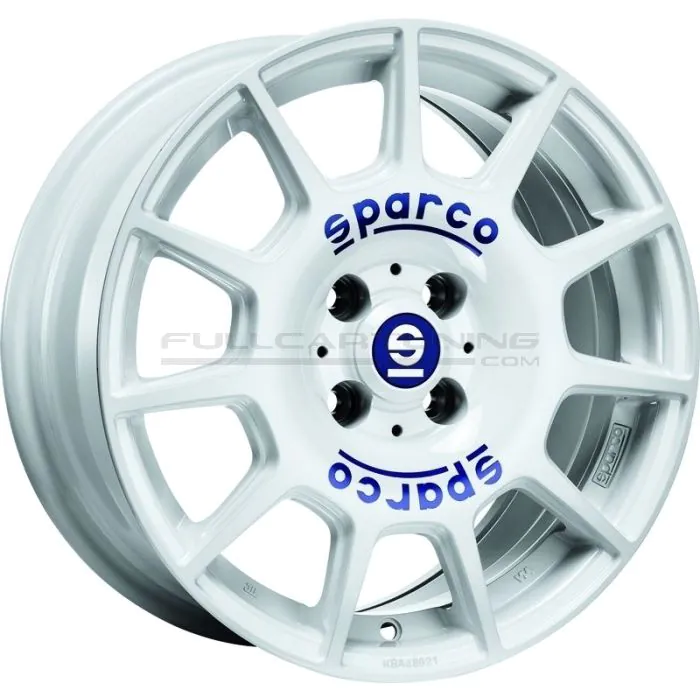 Sparco Terra Wheels 16 Inch 7J ET35 5x112 White | Fullcartuning.com