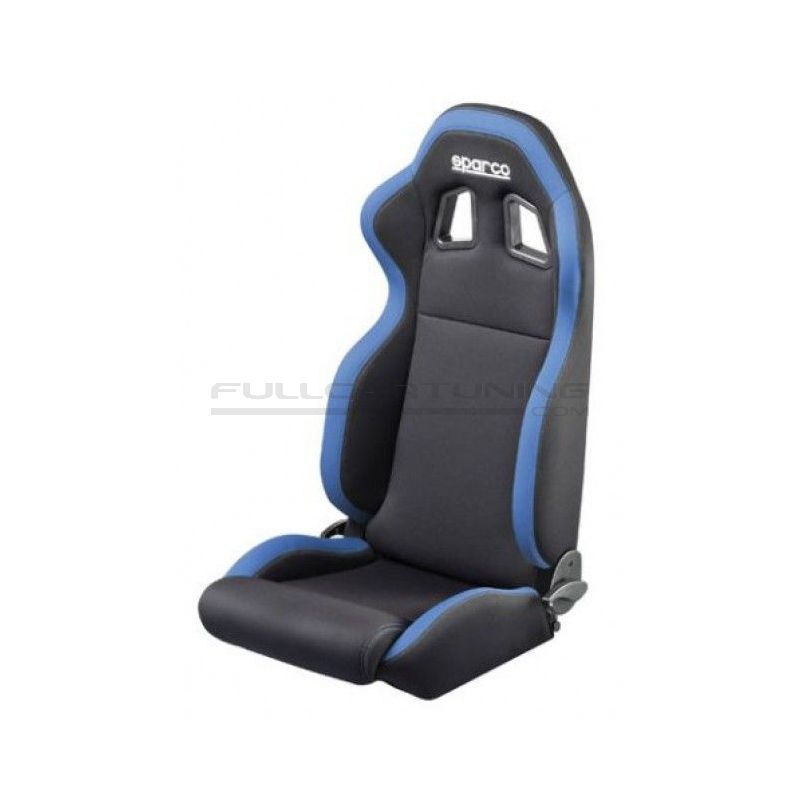 Sparco Seat R100 Adjustable Black - Blue Textile