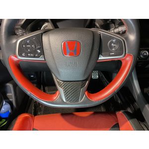CarbonWorks Steering Wheel Insert Carbon Honda Civic