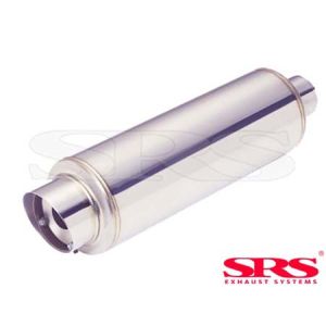 SRS Rear Universal Muffler G50 61mm Stainless Steel
