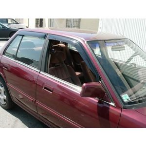 SK-Import Front and Rear Side Window Visor JDM Style 4-Doors Smoke Plastic Honda Civic