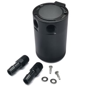 SK-Import Oil Catch Tank 3/8 Inch NPT Black 300ml Aluminum