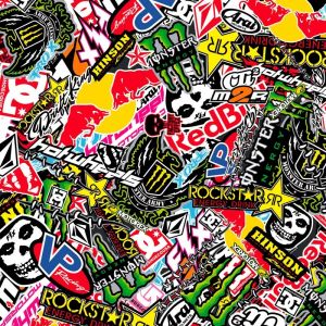 SK-Import Sticker Foil Graffiti Design 2 Stickerbomb Vinyl