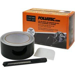 Foliatec Wrap Foil De-Chrome Matte Black Vinyl