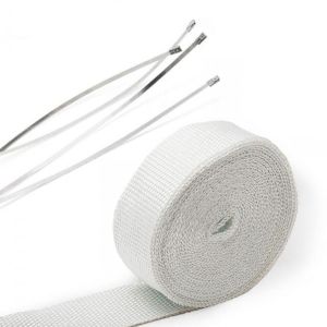 SK-Import Exhaust Heat Wrap White 10 Meter