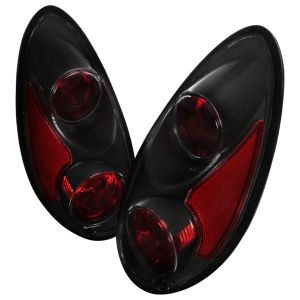 SK-Import Tail Lights Black Housing Clear Lens Chrysler PT Cruiser