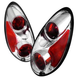 SK-Import Tail Lights Chrome Housing Clear Lens Chrysler PT Cruiser