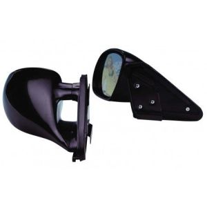 SK-Import Side Mirrors K3 Style Electric Adjustable Black ABS Plastic