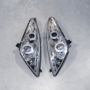 SK-Import Headlights Angel eyes SECOND CHANCE Chrome Toyota Celica Facelift
