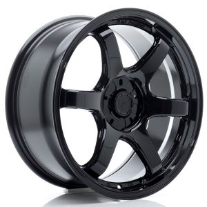 JR-Wheels SL03 Super Light Wheels 18 Inch 8J ET20-35 Custom PCD Flow Form Gloss Black