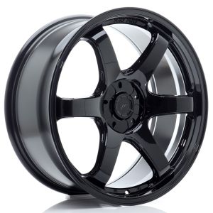 JR-Wheels SL03 Super Light Flow Formed Wheels 19 Inch 8.5J ET20-42 Custom PCD Flow Form Gloss Black