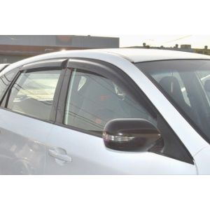 SK-Import Front and Rear Side Window Visor JDM Style Smoke Plastic Subaru Impreza