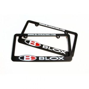 Blox Racing Licence Plate Holder Logo Red