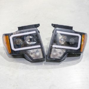 SK-Import Headlights LED SECOND CHANCE Black Housing Ford F150
