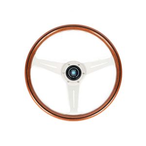 Nardi Steering Wheel Flat Silver 360mm Wood
