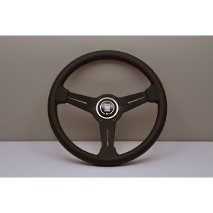 Nardi Steering Wheel Flat Black 330mm Leather