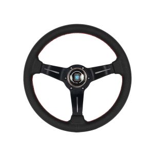 Nardi Steering Wheel Deep Dish Black 330mm Perforated Leather