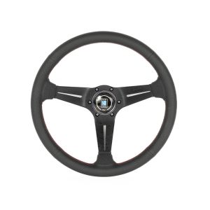 Nardi Steering Wheel Deep Dish Black 350mm Perforated Leather