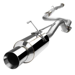 SK-Import Cat-back System Rolled Tip 61mm Stainless Steel Honda Civic