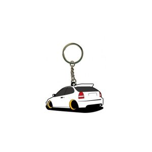Blox Racing Key Chain 2D Printed Style The Key to Succes Black PVC Rubber