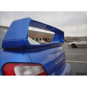 SK-Import Rear Spoiler STI Style ABS Plastic Subaru Impreza