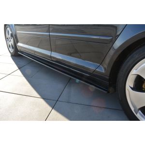 Maxton Side Skirts Gloss Black ABS Plastic Audi A3 Facelift