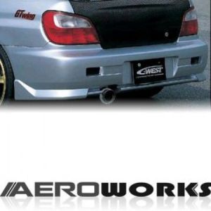 AeroworkS Rear Bumper TRC Style Fiberglass Subaru Impreza