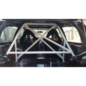 SK-Import Roll Bar Screw Cage Powder Coated Black Steel Renault Clio