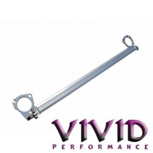 Vivid Front Strut Bar Polished Aluminium Honda Accord