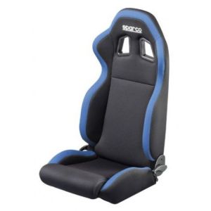 Sparco Seat R100 Adjustable Black - Blue Textile