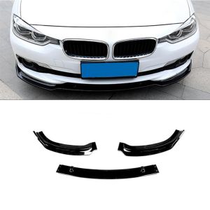 ABS Dynamics Front Bumper Lip Black ABS Plastic BMW 3-serie Pre LCI