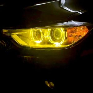 SK-Import Front Daytime Running Lights LED Yellow BMW 3-serie Pre LCI
