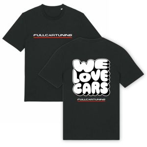 Fullcartuning T-Shirt We Love Cars Black