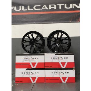 Concaver CVR1 Wheels 19 Inch 8.5J ET35 5x112 Platinum Black
