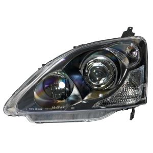 TYC Headlights Facelift Look Black Housing Honda Civic