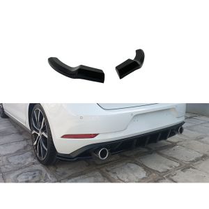 Motordrome Rear Bumper Lip Black ABS Plastic Volkswagen Golf