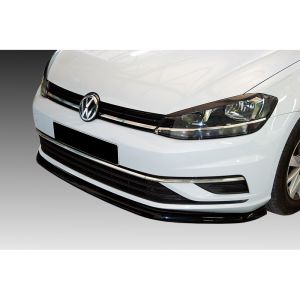 Motordrome Front Bumper Lip Black ABS Plastic Volkswagen Golf Facelift