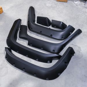 ABS Dynamics Front and Rear Fender Flares SECOND CHANCE Flat Black ABS Plastic Ford F150 Pre Facelift