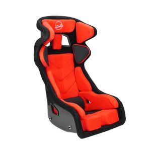 NRG Innovations Bucket Seat Competition Thick Cushion Red Carbon