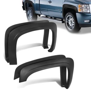 ABS Dynamics Front and Rear Fender Flares ABS Plastic Chevrolet Silverado