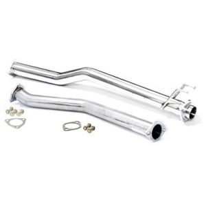 M2 Motorsport Mid-pipe Polished 60mm Stainless Steel Honda Civic