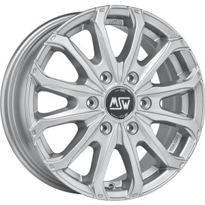 MSW MSW 48 Van 6L Wheels 16 Inch 6.5J ET62 6x130 Full Silver
