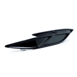 Acexxon Rear Slat Reflector Diagonal Slat Style Gloss Black Plastic Volkswagen Golf
