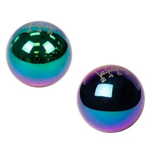 NRG Innovations Shift Knob Ball Style Neo Chrome Aluminum